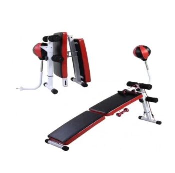 3-in-1 Professional Foldable Sit-up Bench with Dumbbell, Speedball & Rope