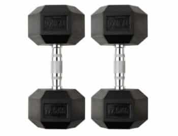 17.5kg Hex Dumbbells