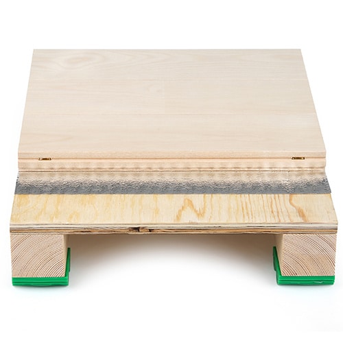 Hardwood Sports Floor Mat--The single-layer keel - Image 4