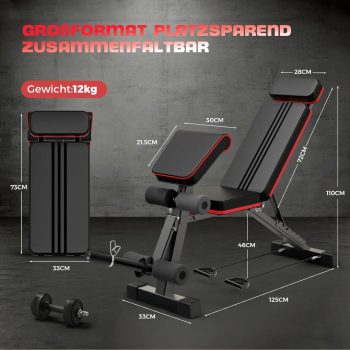 Foldable Adjustable Bench