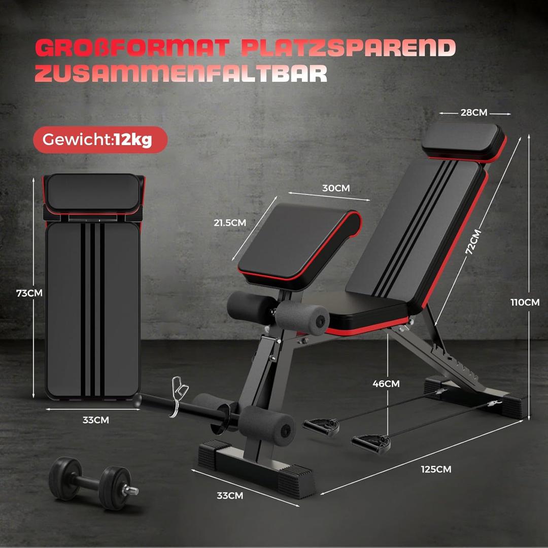 Foldable Adjustable Bench